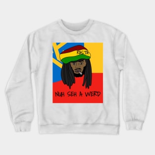 Jamaican slogan, Kingston, Rasta, Funny, Jamaica flag Crewneck Sweatshirt